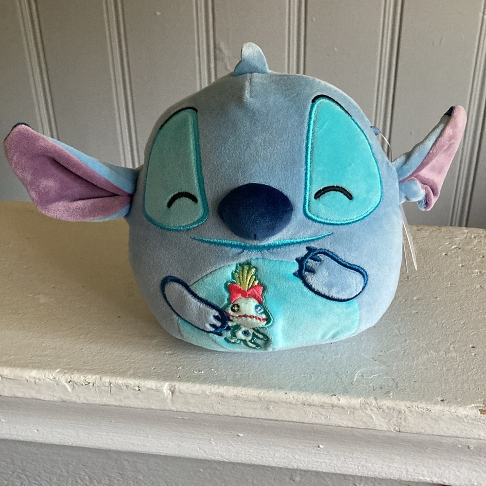 SOLD 🚨Brand NWT- 6.5”- Disney- Stitch w/ Scrump Original- Squishmallows - Picture 3 of 17